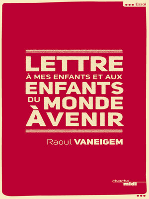 cover image of Lettre à mes enfants et aux enfants du monde à venir